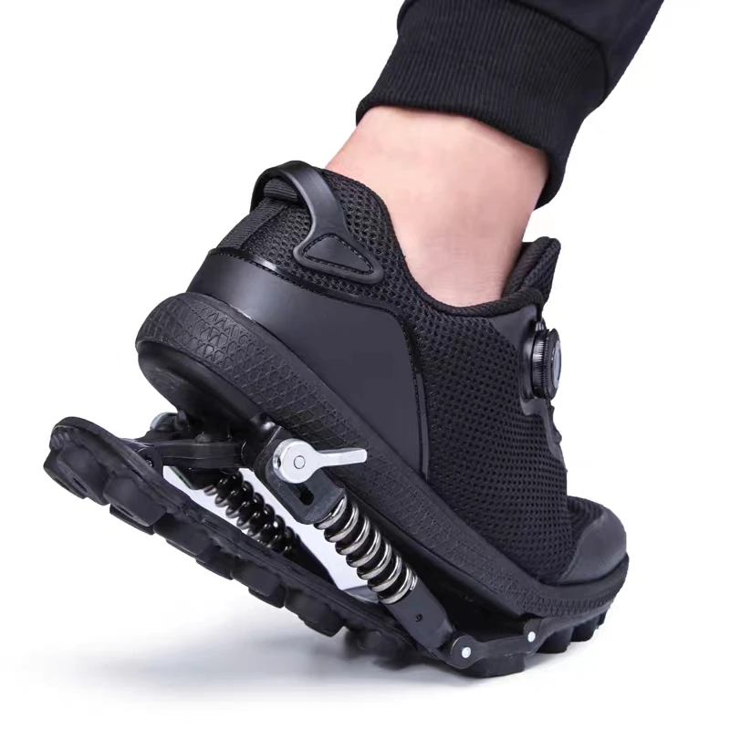 Running Shoes Women - Mechanical Shoes With Steel Spring Wire