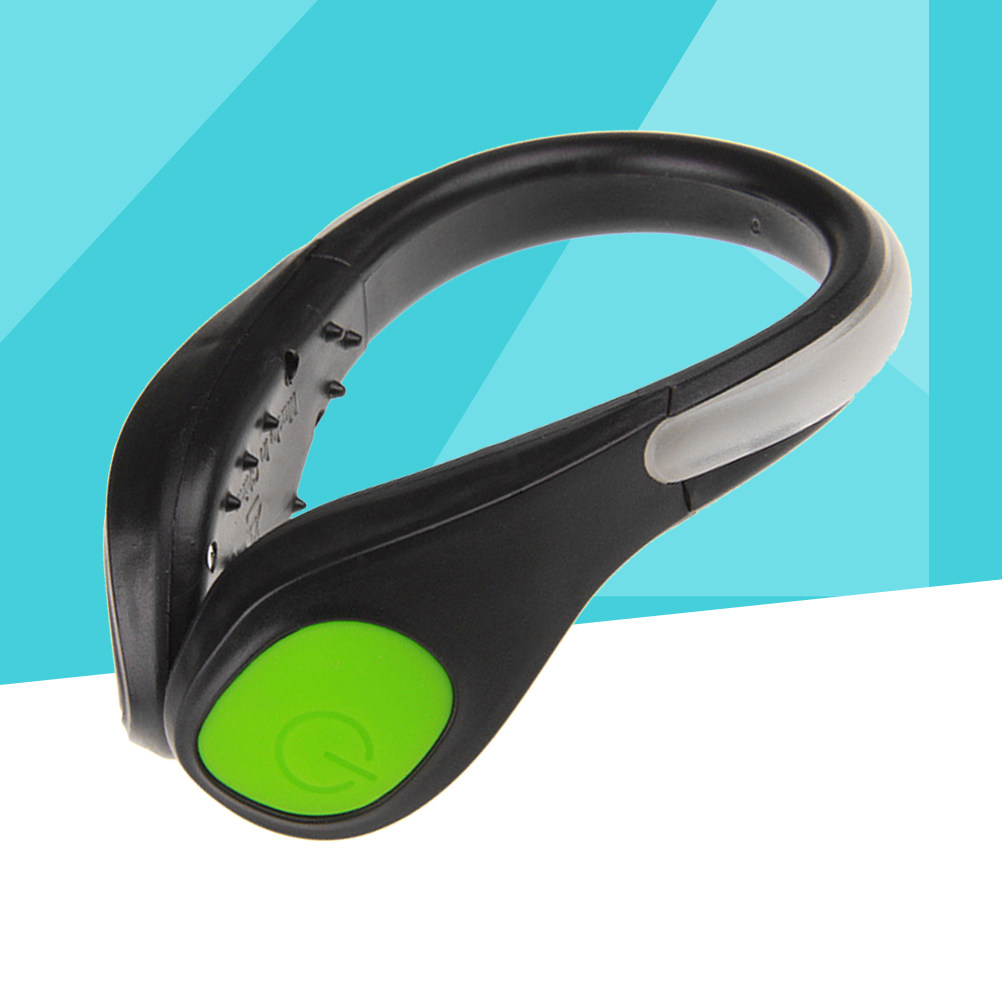 Running Visibility Gear - 1Pcs LED Shoe Clip Green Light