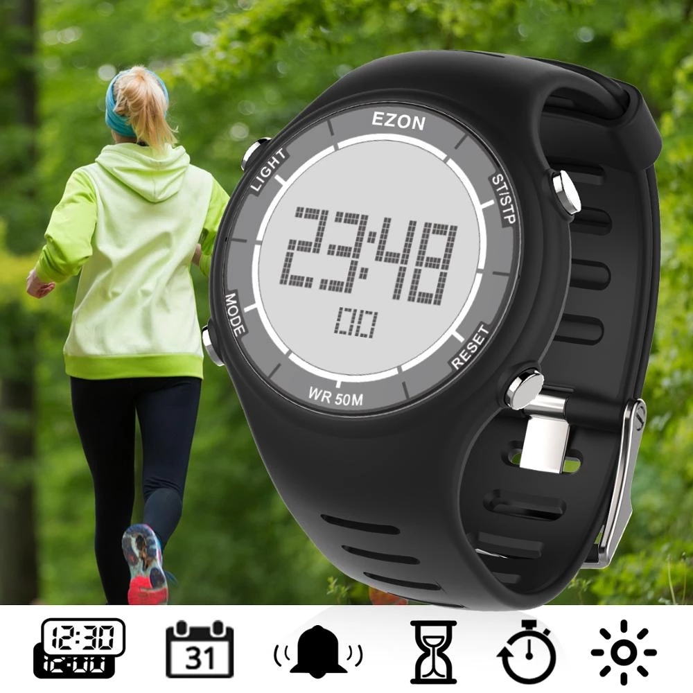 Running Watch - EZON New Fashion Woman Digital Sport