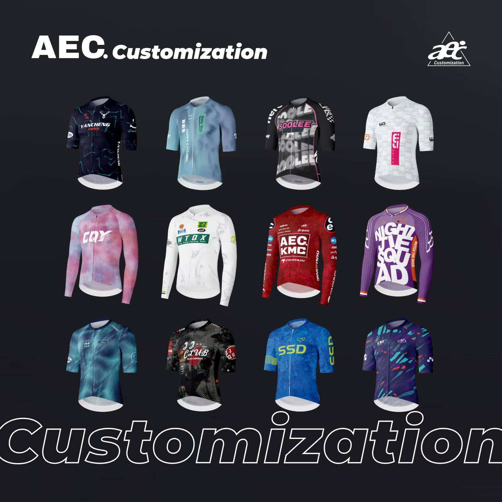 Race Bib - AEC.CYCLIST Personalized Customization Cycling Jersey Pro