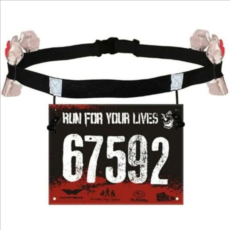 Race Bib - Running Race Number Belt Waist Pack