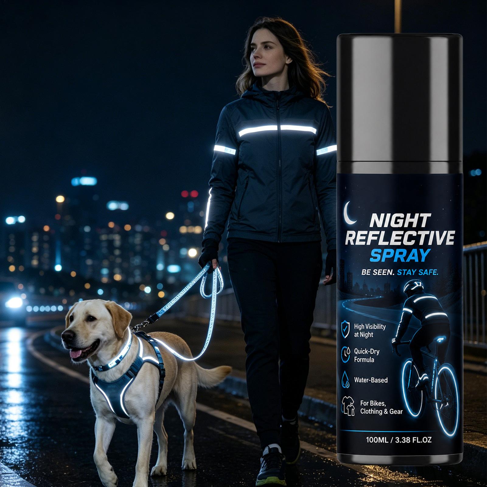 100ml Night Reflective Spray,  - Running Visibility Gear 评论和价格