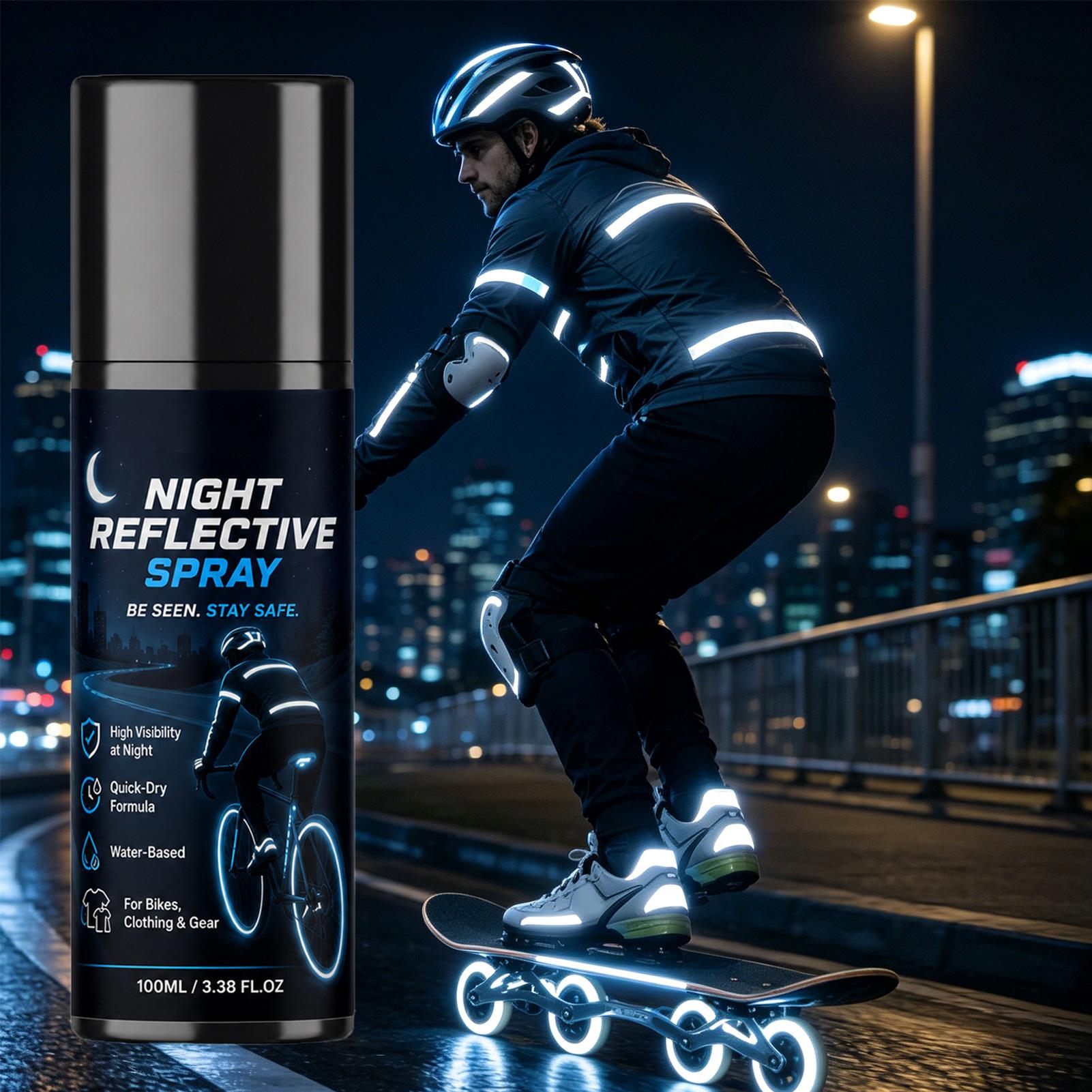 100ml Night Reflective Spray,  - Running Visibility Gear 评论和价格