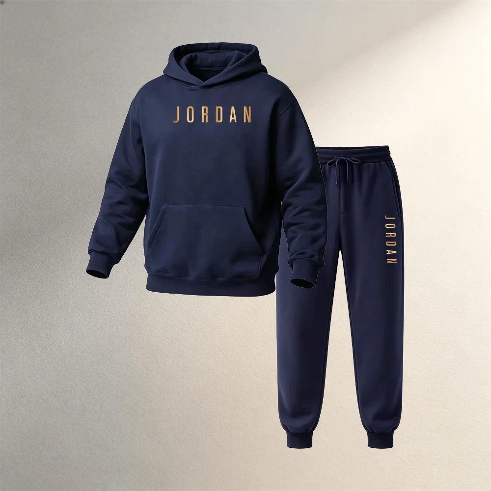 Men's Clothing 2 Piece Pullove - Joggers Pants 评论和价格
