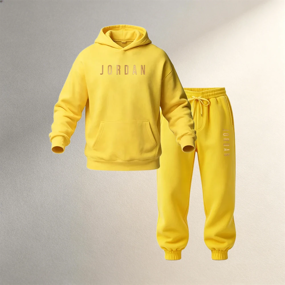 Men's Clothing 2 Piece Pullove - Joggers Pants 评论和价格
