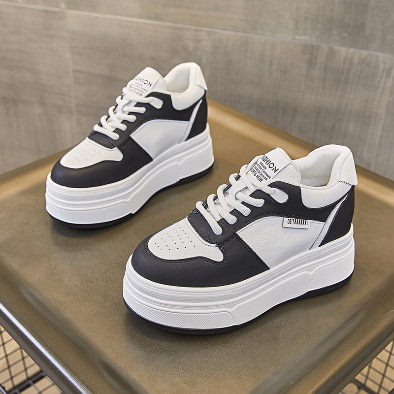 9CM Genuine Leather NEW Brand  - Running Shoes Women 评论和价格