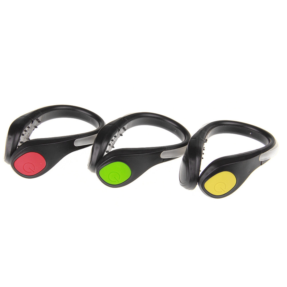 1Pcs LED Shoe Clip Green Light - Running Visibility Gear 评论和价格