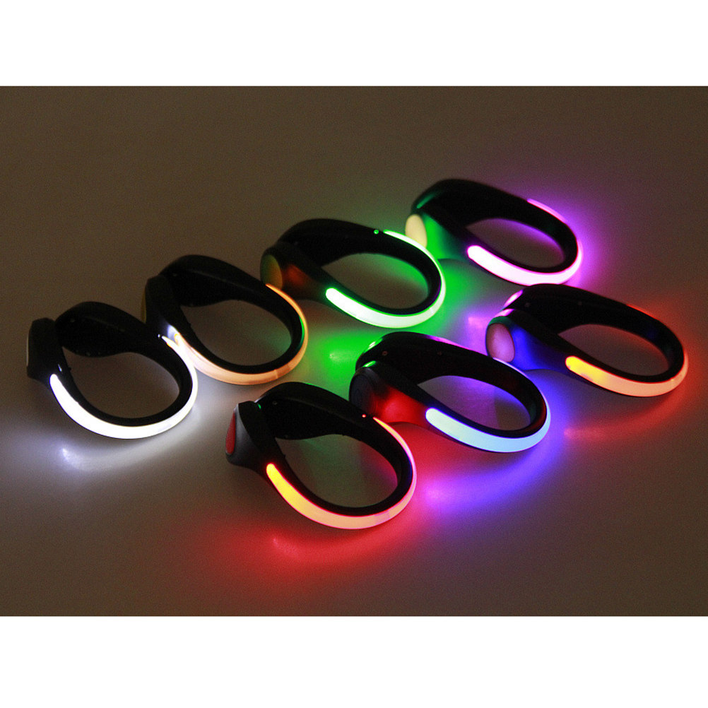 1Pcs LED Shoe Clip Green Light - Running Visibility Gear 评论和价格