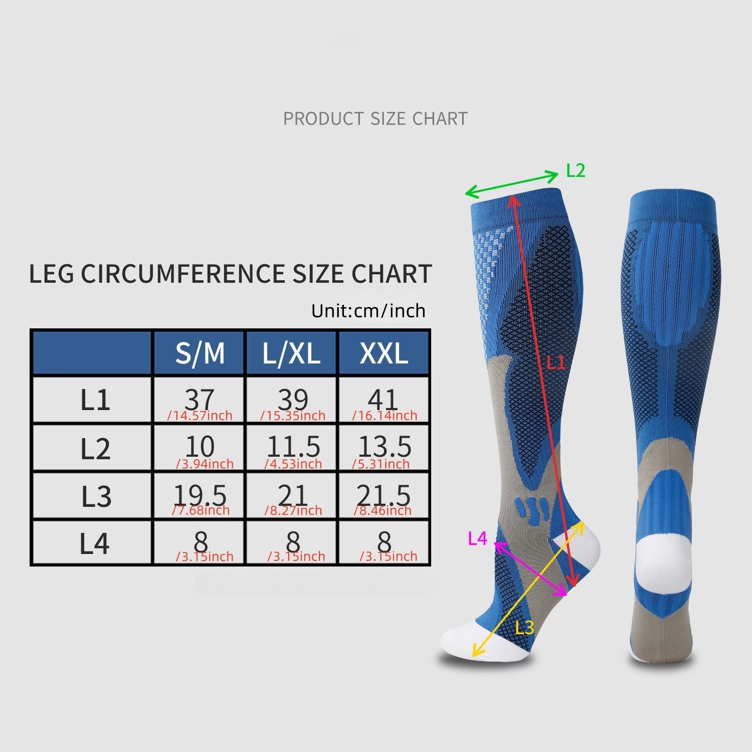 Cross Border Nylon Compression - Sports Socks 评论和价格