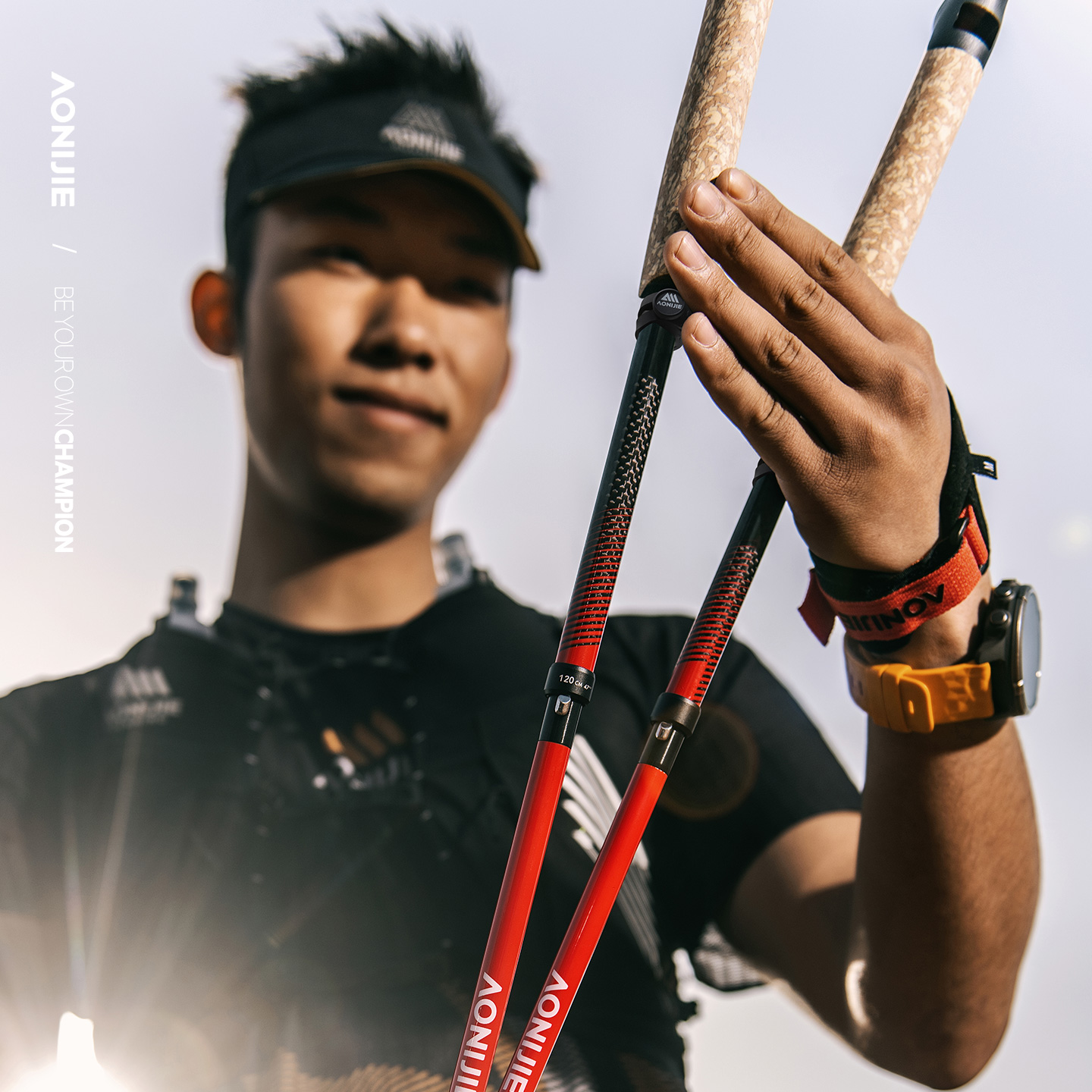 2 Pcs AONIJIE E4212 E4218 Fold - Trekking Pole Carbon 评论和价格
