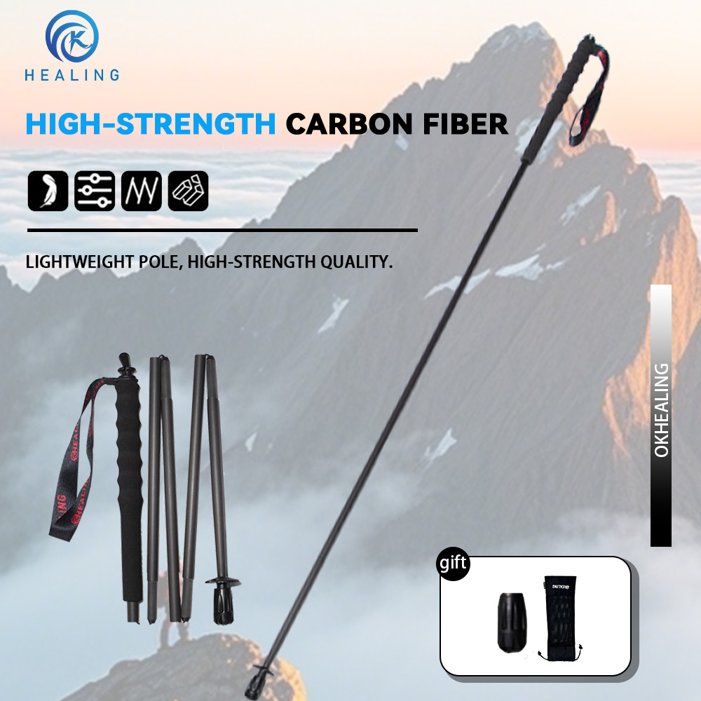 OKHEALING 110g Ultra-Light 5-S - Trekking Pole Carbon 评论和价格
