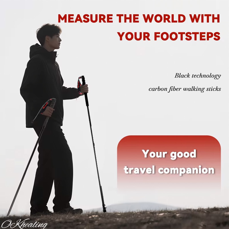 OKHEALING 110g Ultra-Light 5-S - Trekking Pole Carbon 评论和价格