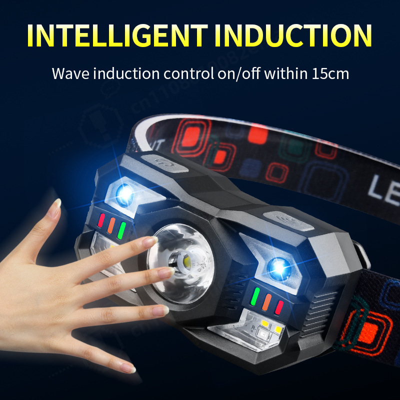 LED Induction Headlamp USB Cha - Running Headlamp 评论和价格