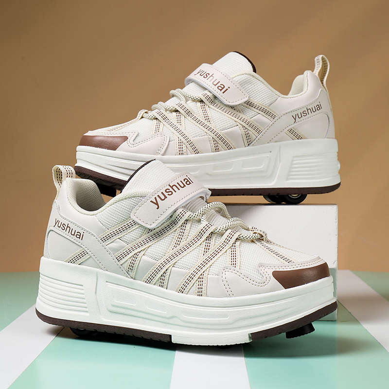 Four-Wheeled Automatic Retract - Running Shoes Men 评论和价格