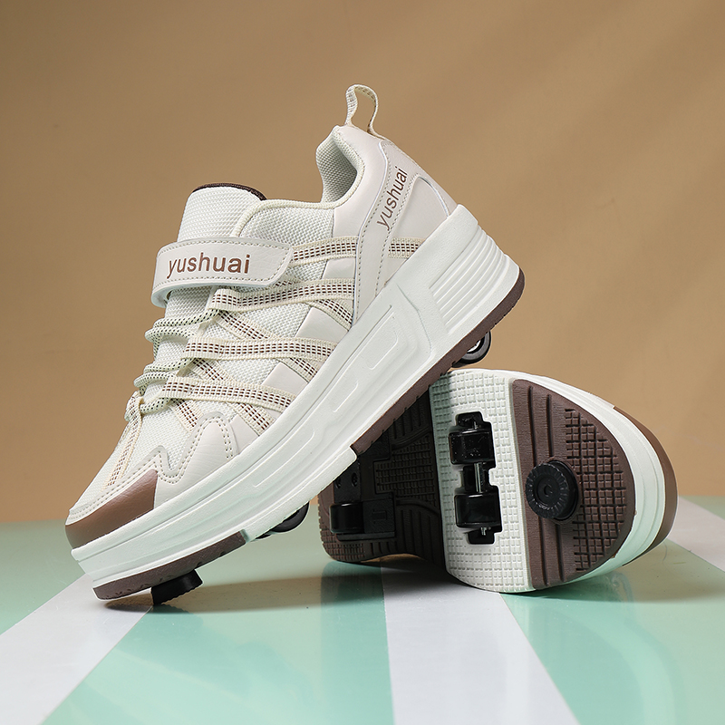 Four-Wheeled Automatic Retract - Running Shoes Men 评论和价格