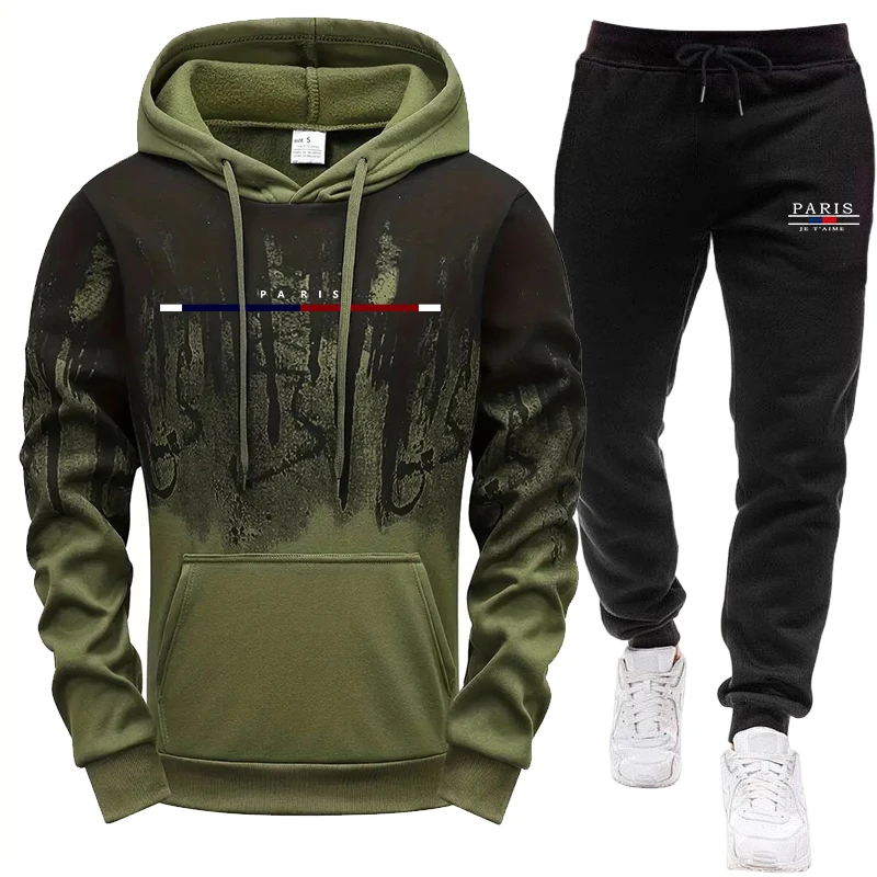 Men's Set/Hoodie/Pants Autumn  - Joggers Pants 评论和价格