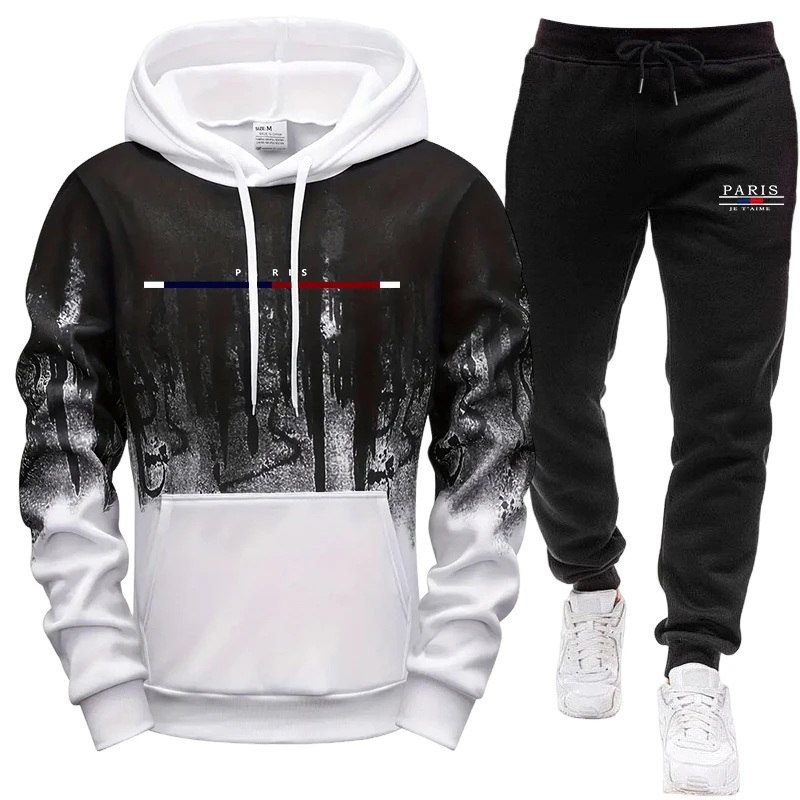 Men's Set/Hoodie/Pants Autumn  - Joggers Pants 评论和价格