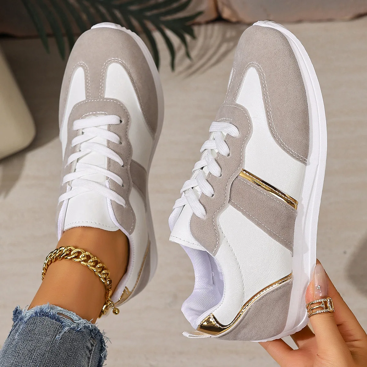 Casual Low-Top Women's Running - Running Shoes Women 评论和价格