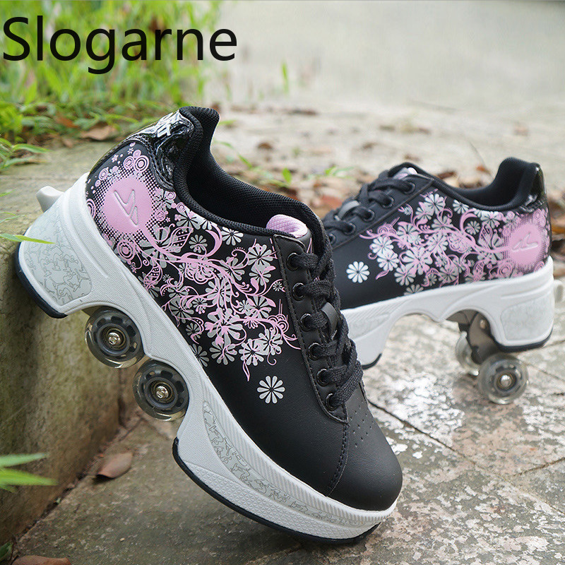 Women 4 Wheels Deformation Rol - Running Shoes Men 评论和价格