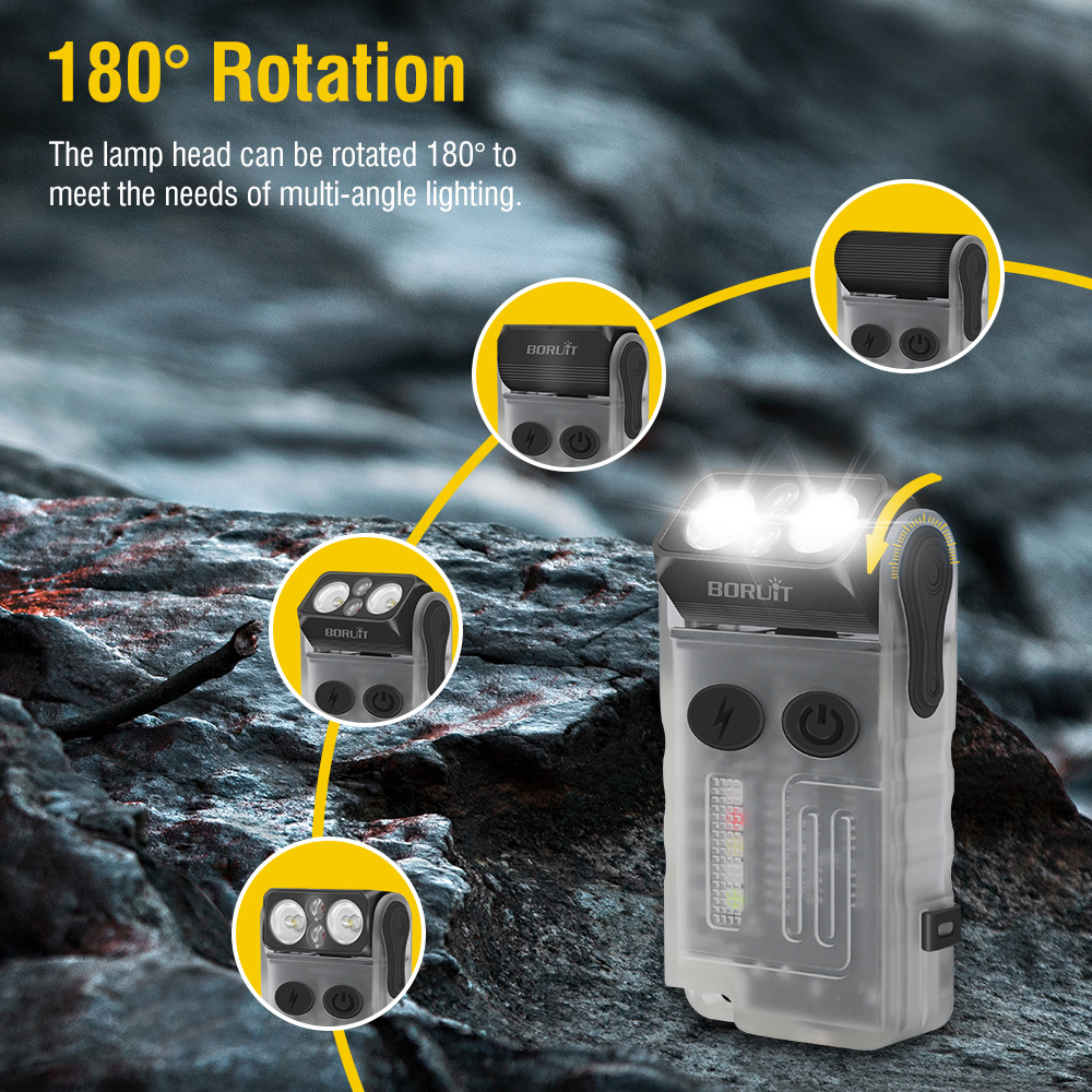 BORUiT V20 Fluorescence Buzzer - Running Headlamp 评论和价格