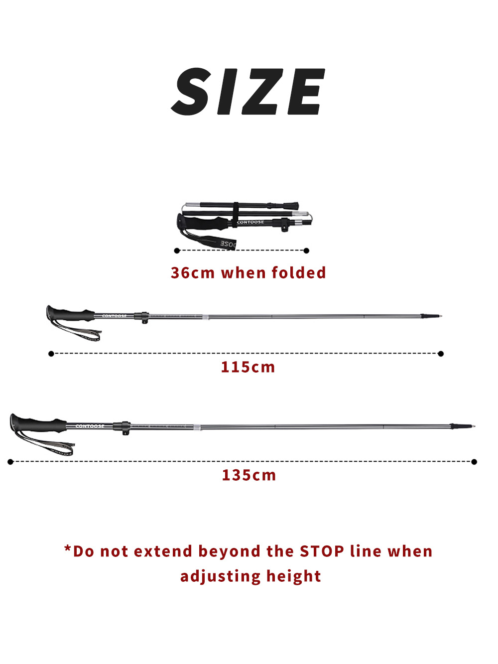 Foldable Trekking Pole 7075 Al - Trekking Pole Carbon 评论和价格