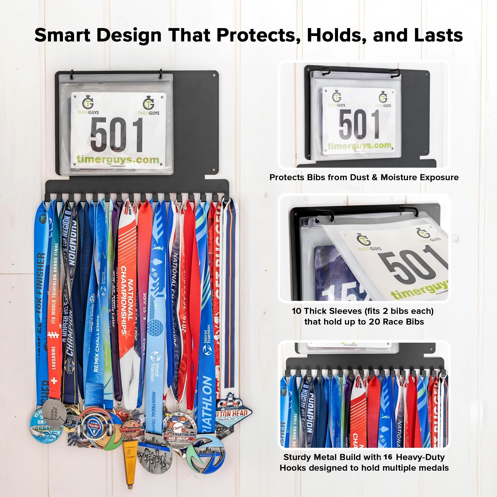 Running Medal Hanger Display,  - Race Bib 评论和价格