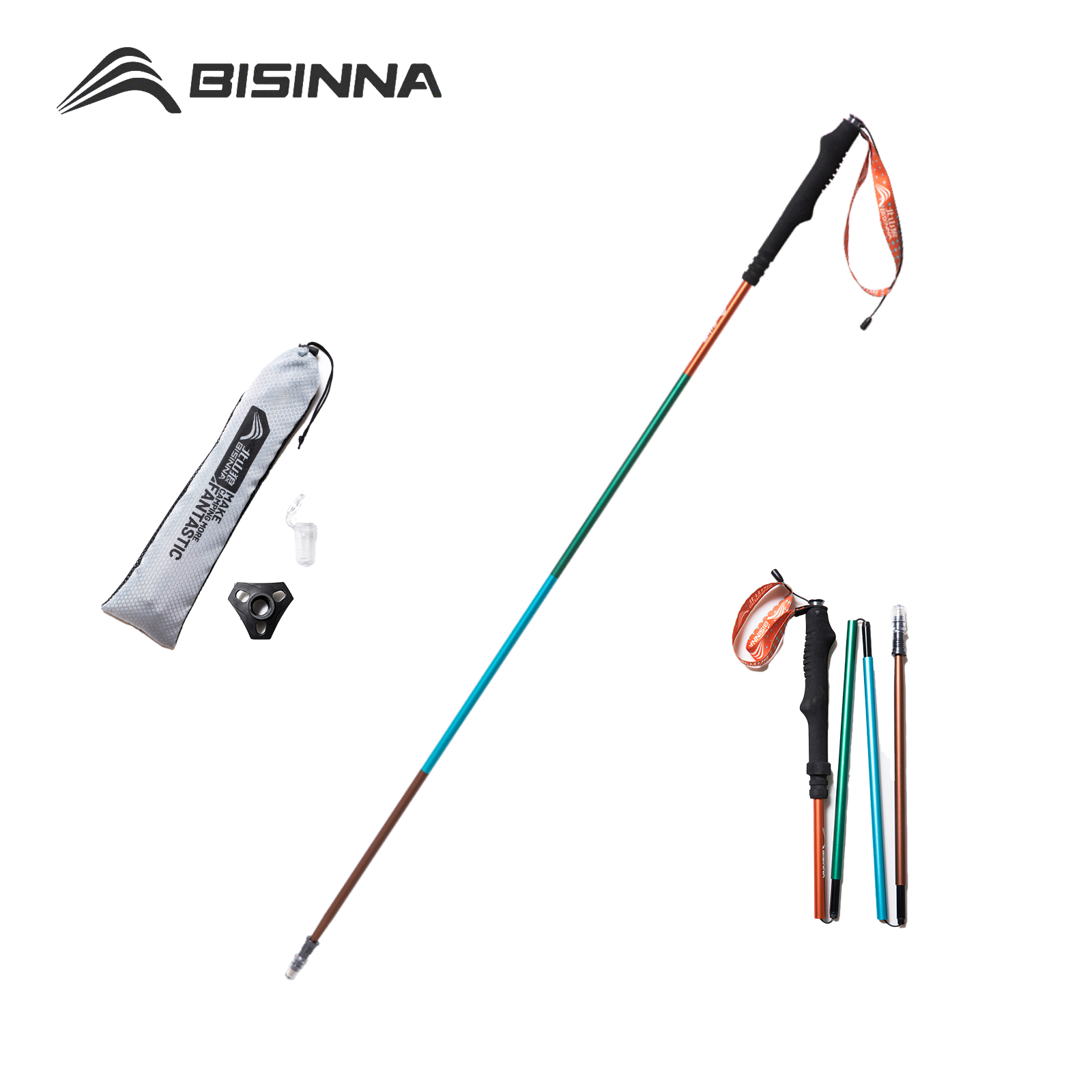 BISINNA 2pcs Trekking Poles Ul - Trekking Pole Carbon 评论和价格