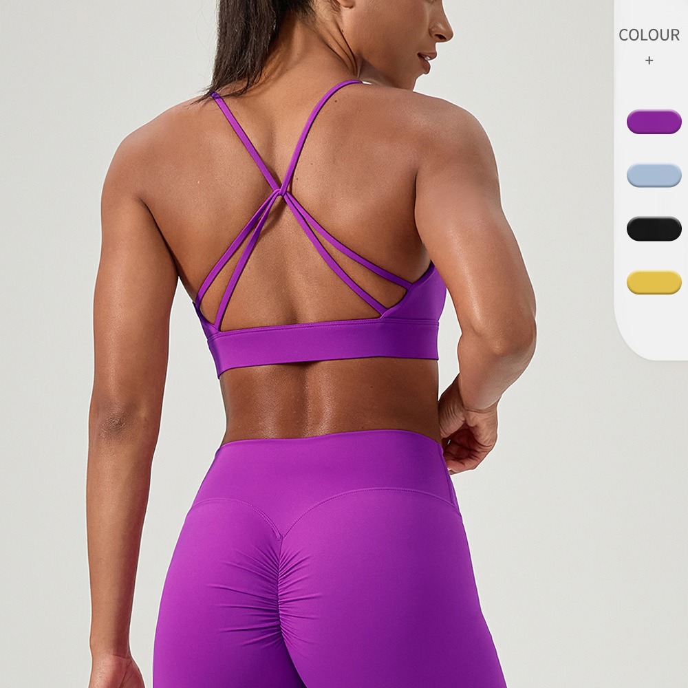 Women's Sexy Yoga Bra Cross St - Running Belt 评论和价格