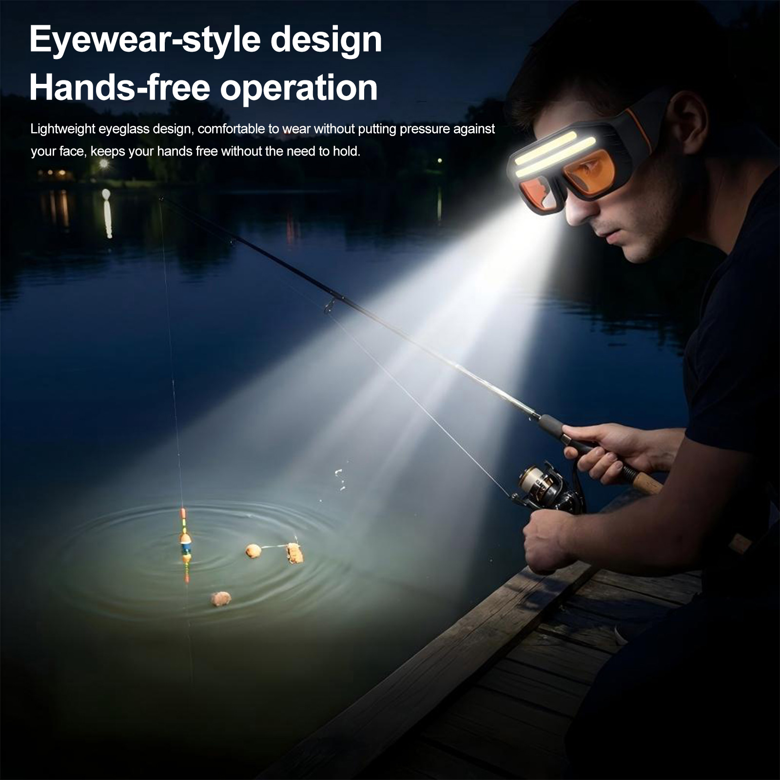 LED COB Double Light Source Pr - Running Headlamp 评论和价格