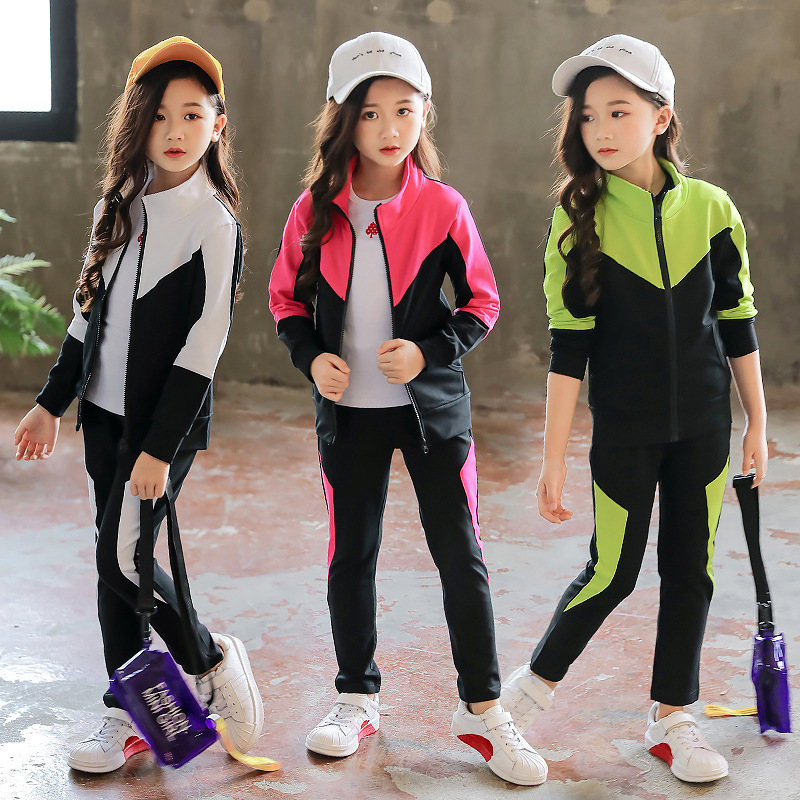 Spring Autumn Kids Clothes Gir - Running Gear Kids 评论和价格