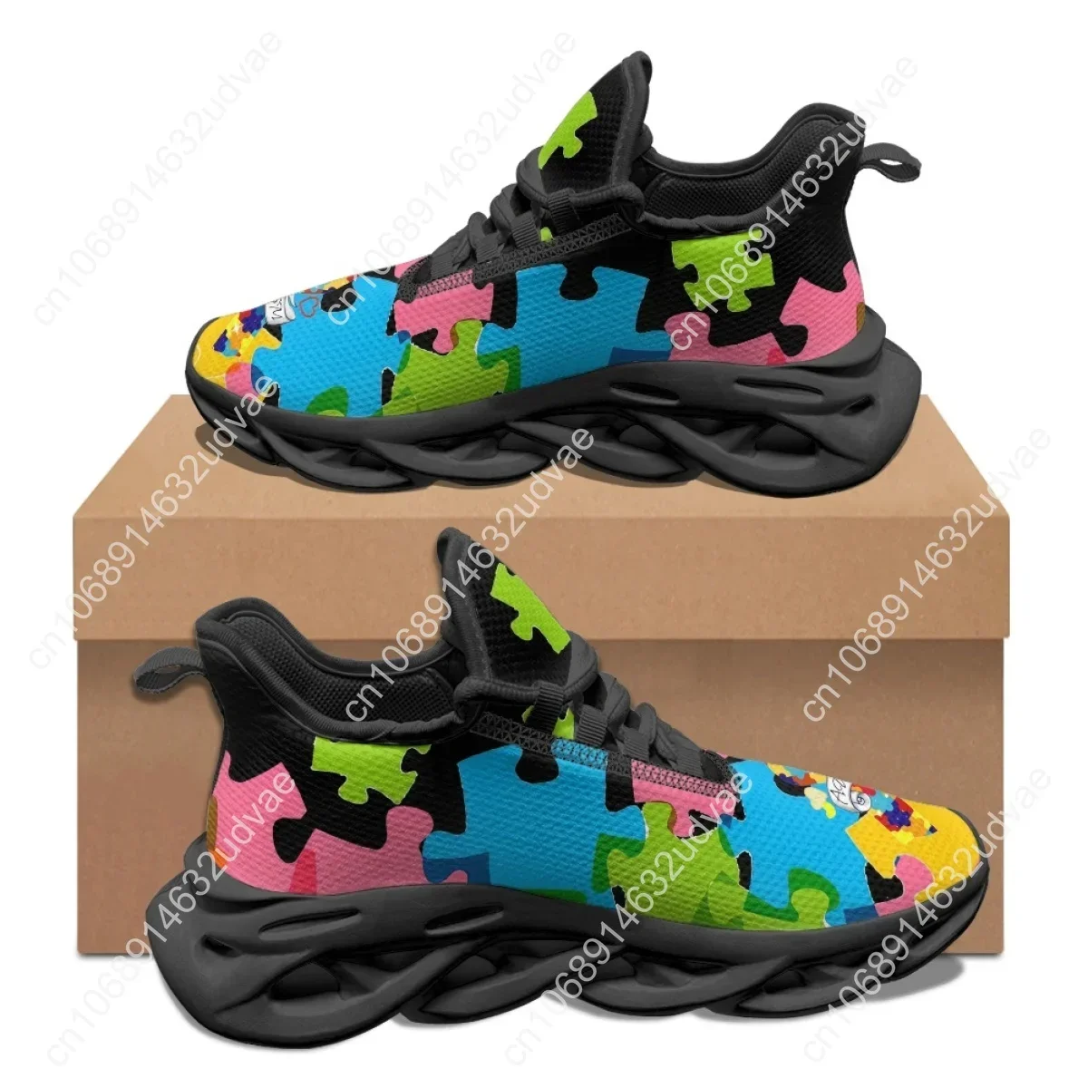 Autism Awareness Sports Runnin - Running Shoes Men 评论和价格