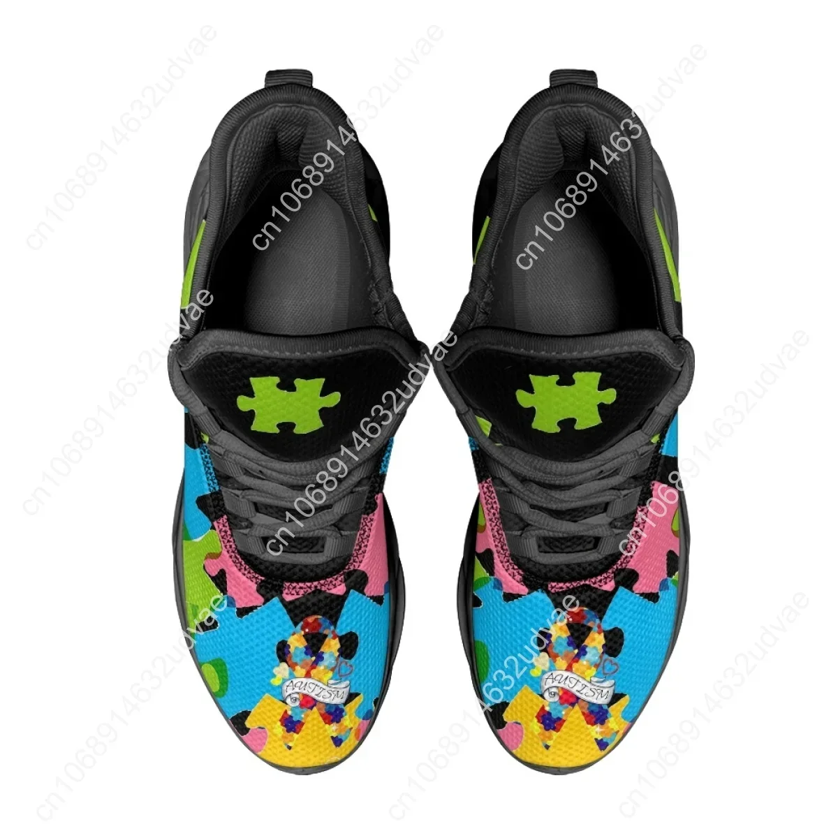 Autism Awareness Sports Runnin - Running Shoes Men 评论和价格