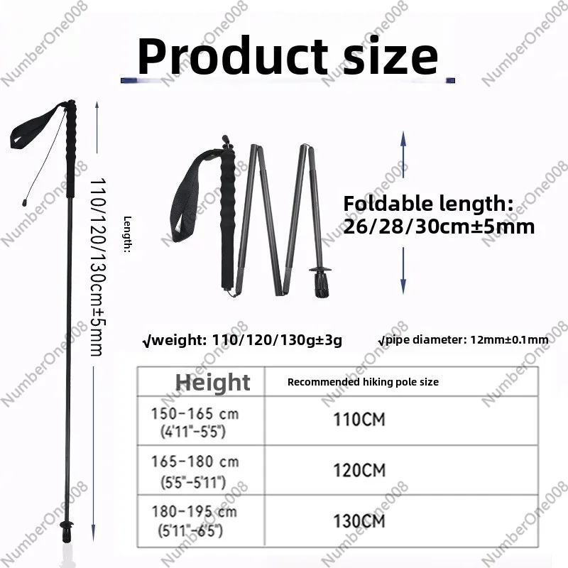 Ultra-Light Carbon Fiber Foldi - Trekking Pole Carbon 评论和价格