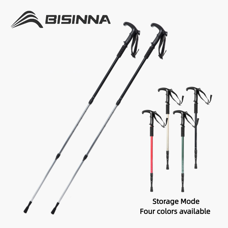 BISINNA 2PCS T Handle Walking  - Trekking Pole Carbon 评论和价格