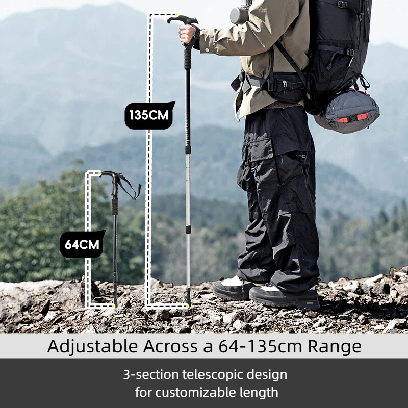 BISINNA 2PCS T Handle Walking  - Trekking Pole Carbon 评论和价格
