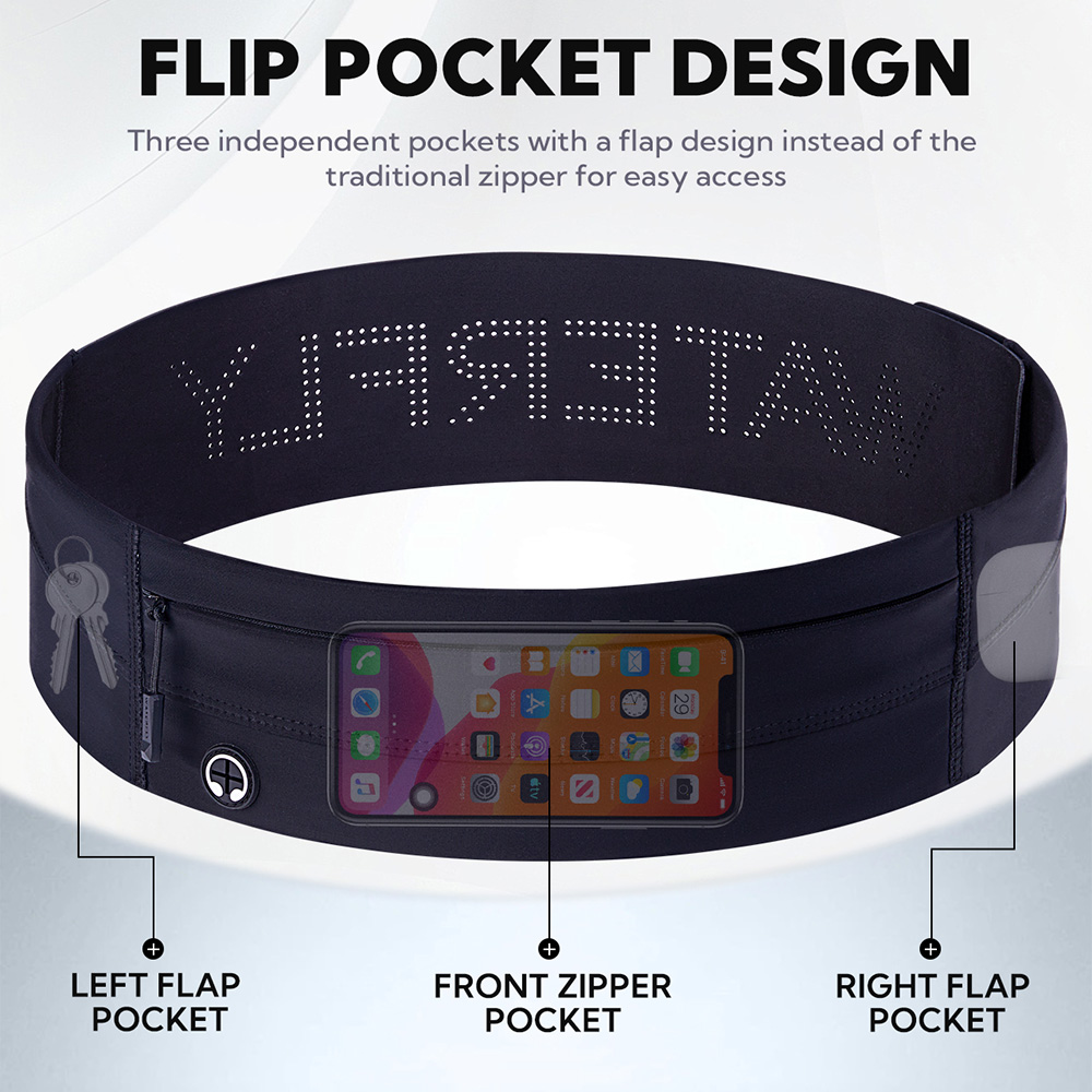 WATERFLY Running Belt Fanny Pa - Running Belt 评论和价格