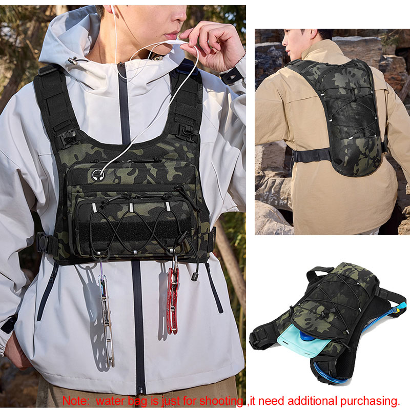 Tactical Bag Front Chest Rig V - Hydration Vest 评论和价格