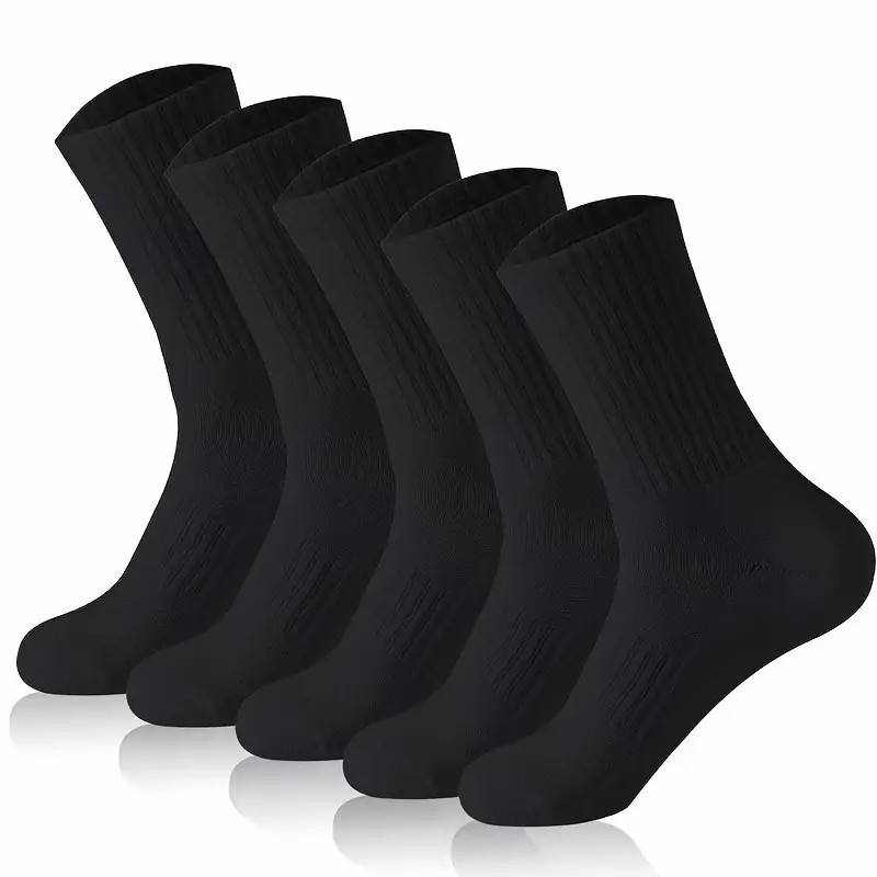 5/10/20 Pairs Men Solid Color  - Sports Socks 评论和价格