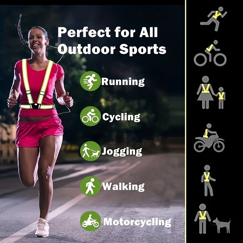 High Visibility Reflective Saf - Running Visibility Gear 评论和价格