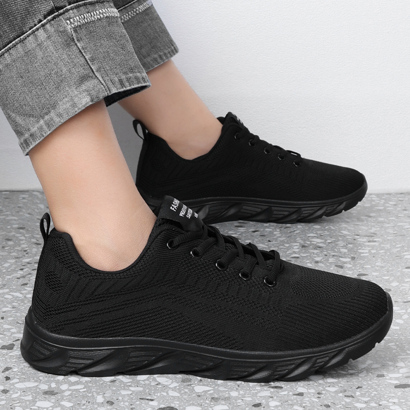 Men Breathable Knit Sneakers W - Running Shoes Men 评论和价格