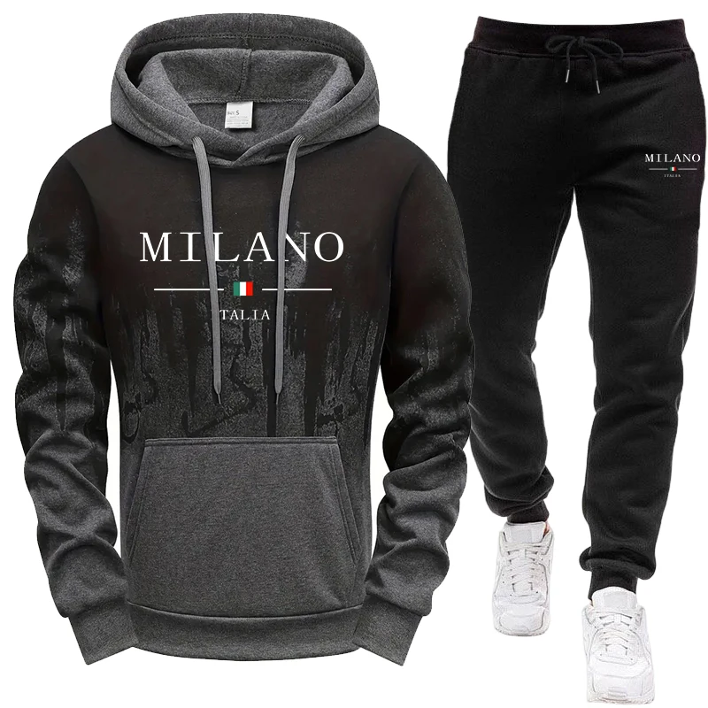 Men's Set/Hoodie/Pants Autumn  - Joggers Pants 评论和价格