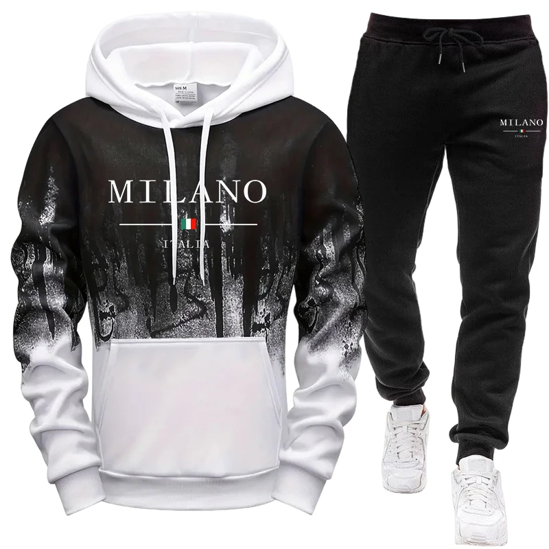 Men's Set/Hoodie/Pants Autumn  - Joggers Pants 评论和价格