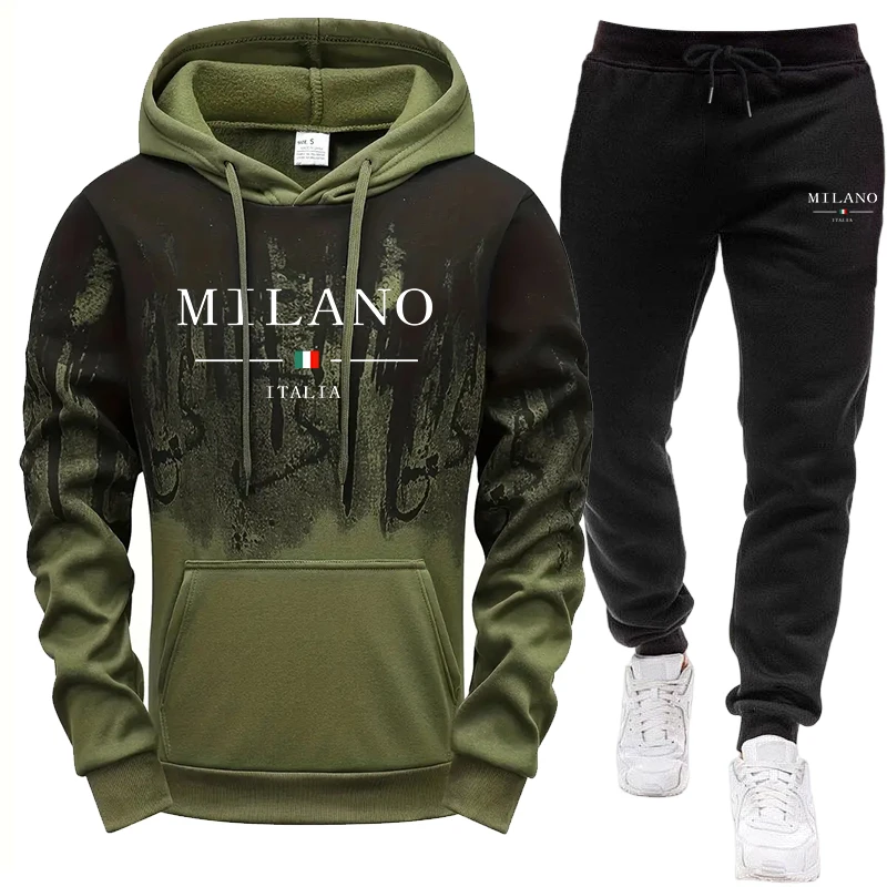 Men's Set/Hoodie/Pants Autumn  - Joggers Pants 评论和价格